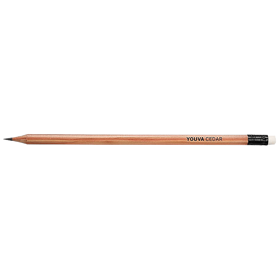 Navneet Youva Cedar Pencils - With Eraser Tip