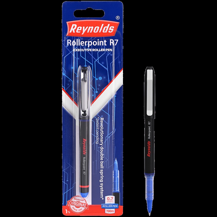 Reynolds R7 Roller Ball Pen For Professional - Blue