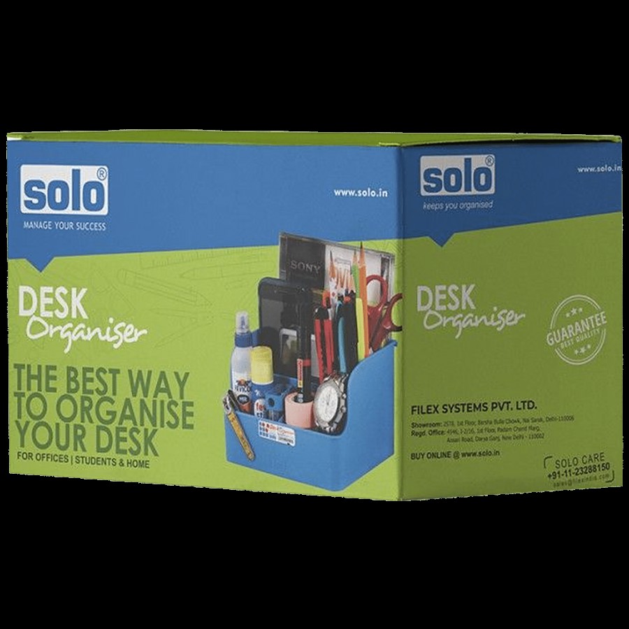 Solo Desk Organizer PBL - Stationery Storage Tidy Desk Organizer Box