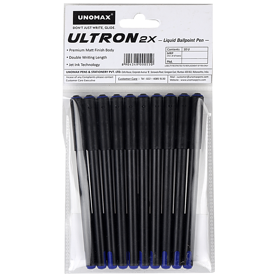 Unomax Ultron 2X Liquid Ball Pen - Jet Ink