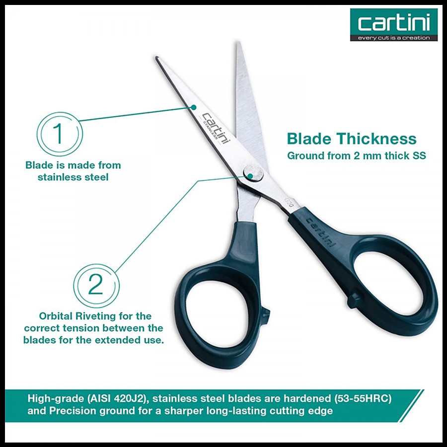 Cartini by Godrej Scissors - Fine Cut