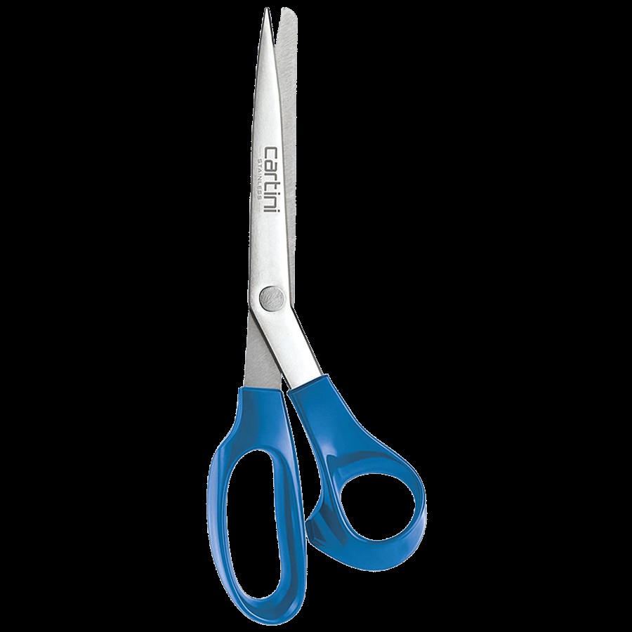 Cartini by Godrej Stainless Steel Office Scissors With Blue Handle