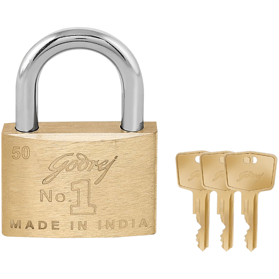 Godrej Locks Pin Cylinder Padlock For Main Door - 50 mm