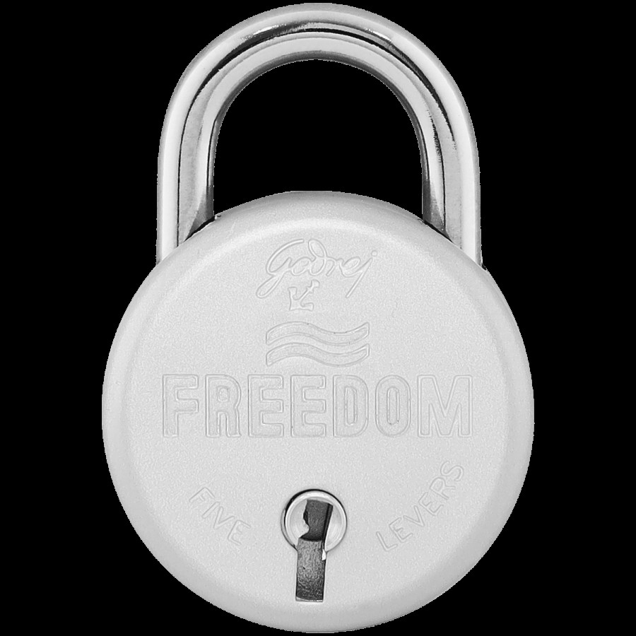 Godrej Locks Freedom 5 Levers Solidex Padlock With 2 Keys