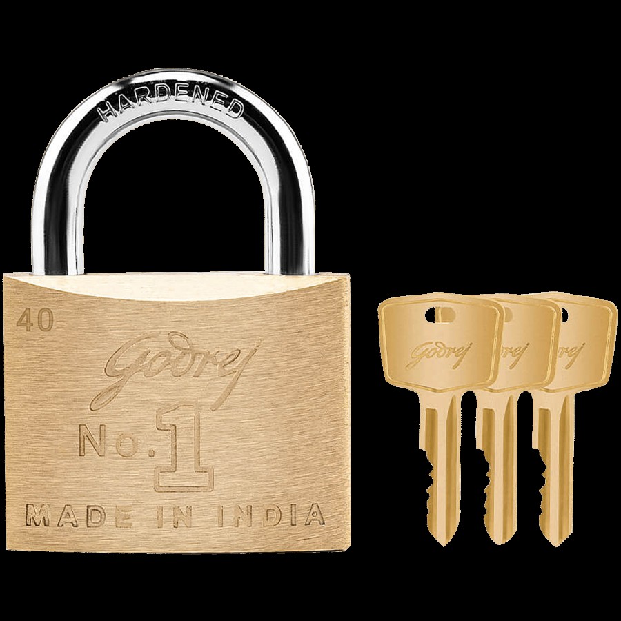 Godrej Locks Square Padlock For Door - 40 mm