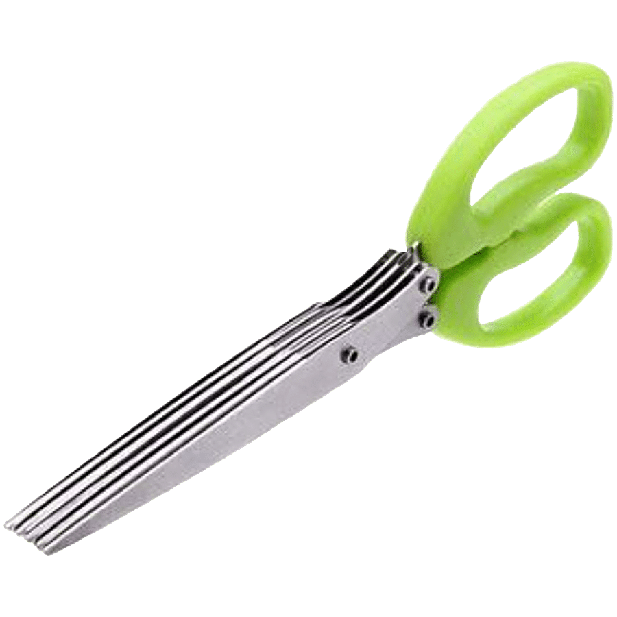 Naalsa Trump 5 Blade Multi-Functional Stainless-Steel Scissor To Cut Herbs