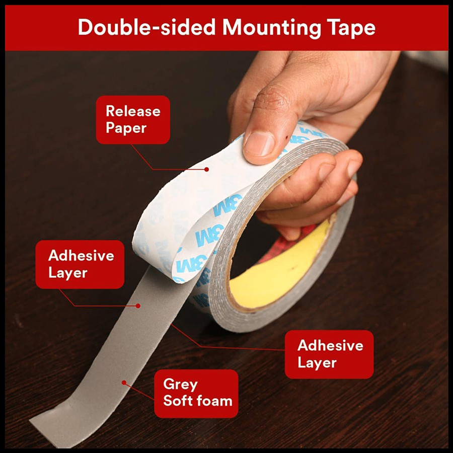 Scotch Double Sided Foam Tape - 1" x 0.75 m