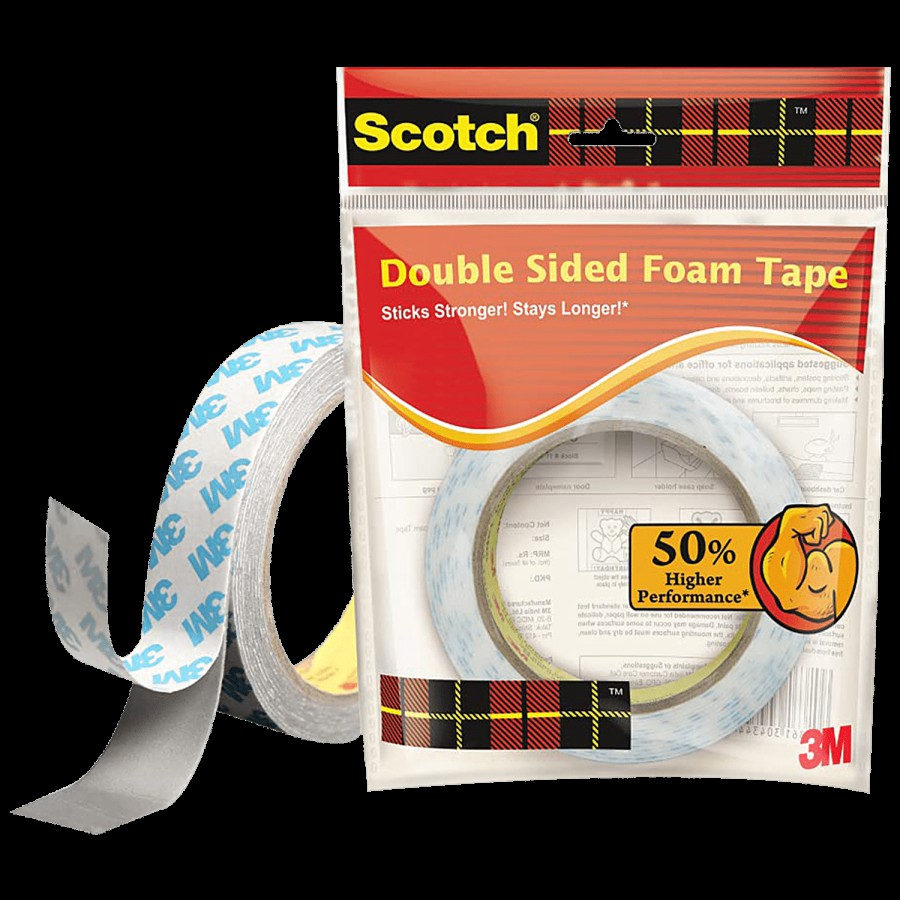 Scotch Double Sided Foam Tape - 1" x 0.75 m