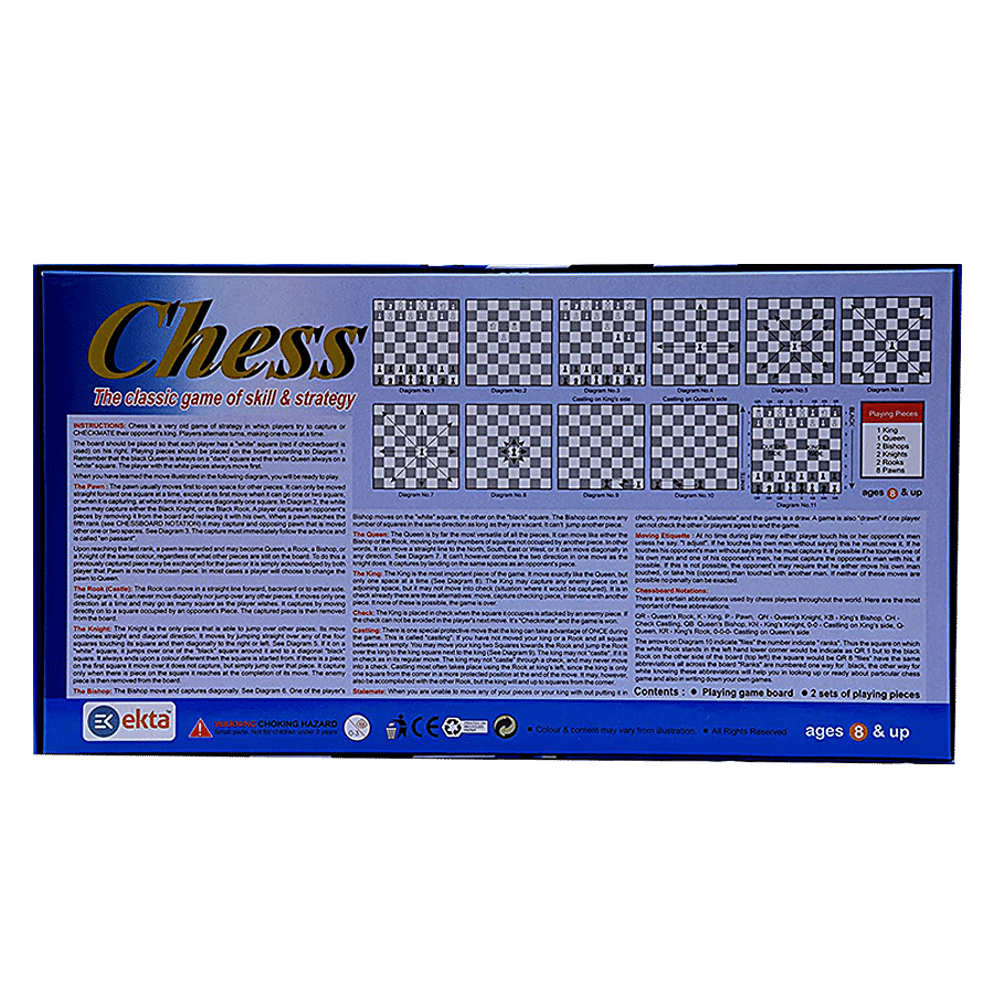 Ekta Chess Board Game Set For Kids 5 Years & Up