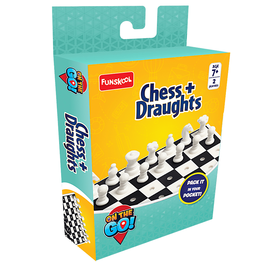 Funskool Chess + Draughts - Strategy Games