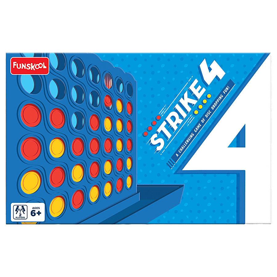 Funskool Strike 4 - Classic Disc Dropping Game