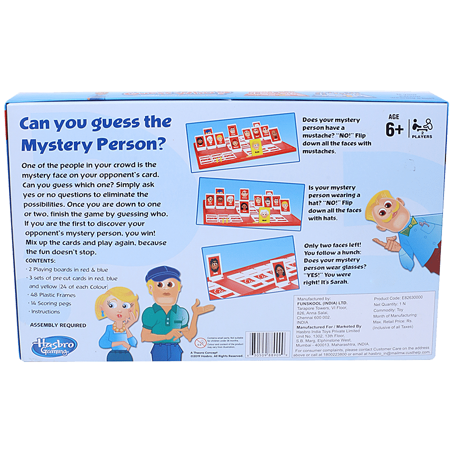 Hasbro Gaming Guess Who? Game Original Guessing Game Mystery For Kids Ages 6 & Up