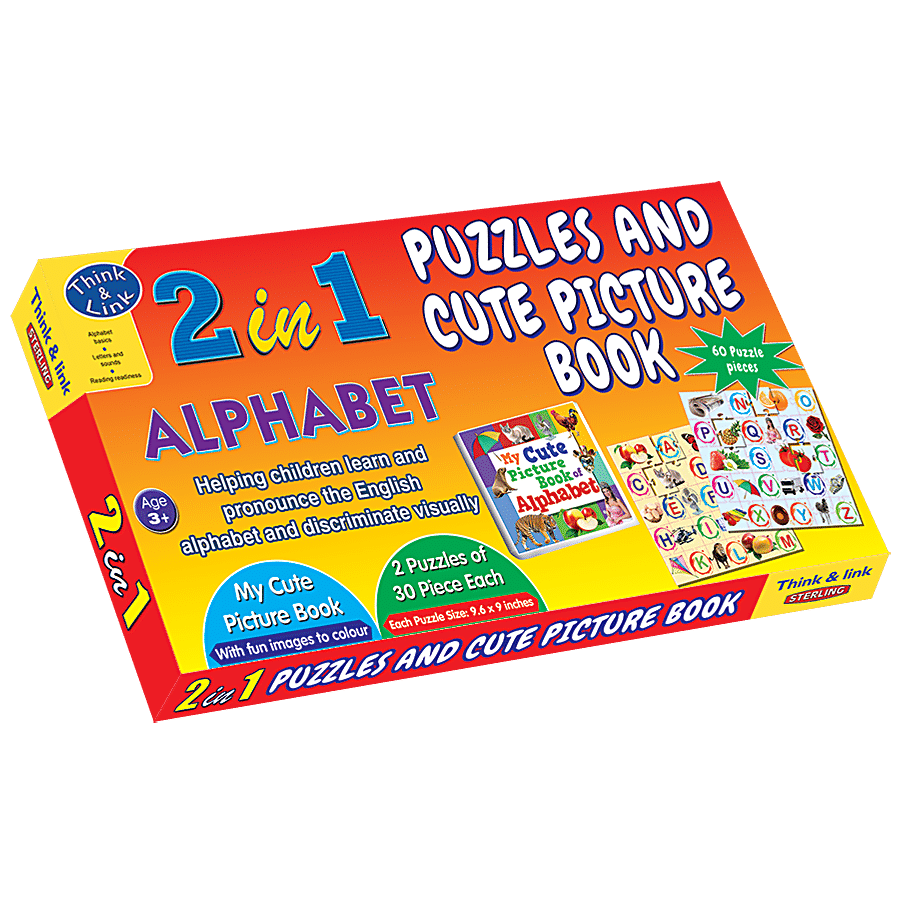 Sterling 2 In 1 Puzzle - Alphabet