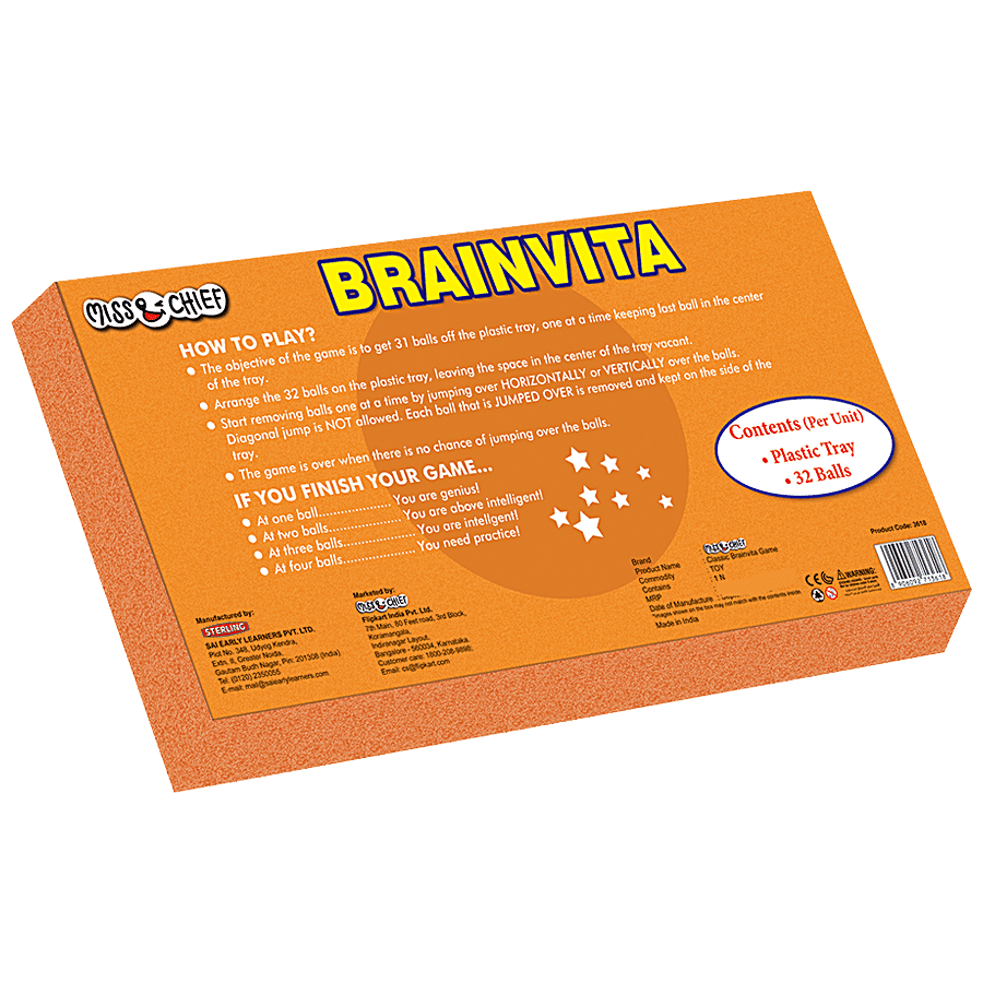 Sterling Board Game - Brainvita