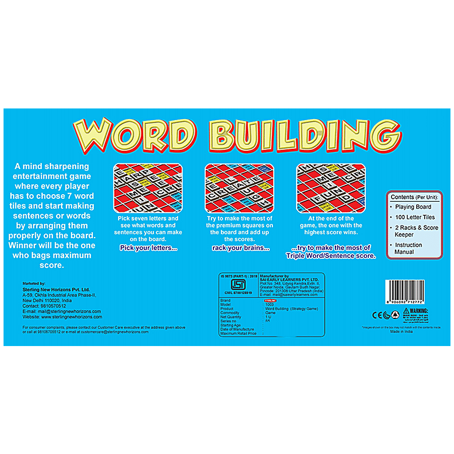 Sterling Board Game - Word Building