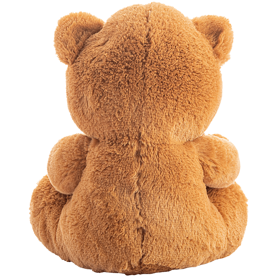 Dimpy Stuff Teddy Bear With Heart - Brown