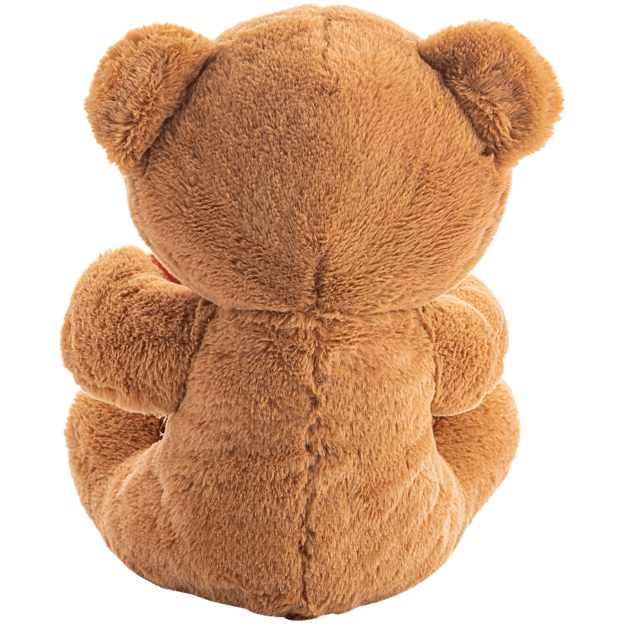 Dimpy Stuff Teddy Bear With Heart - Brown