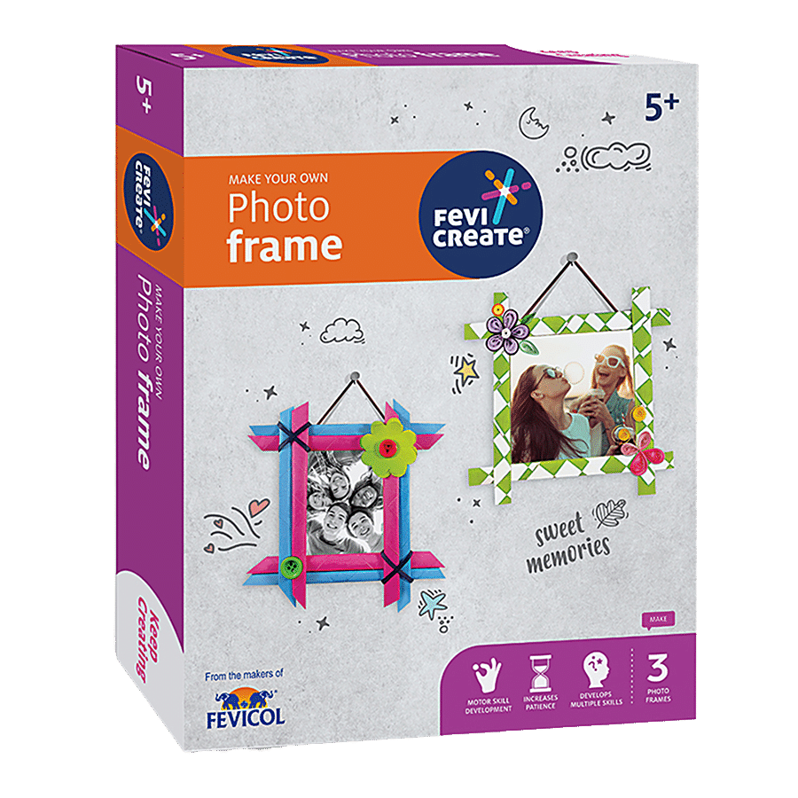 Fevicreate Make Your Own Photo Frame - DIY Art/Craft Kit