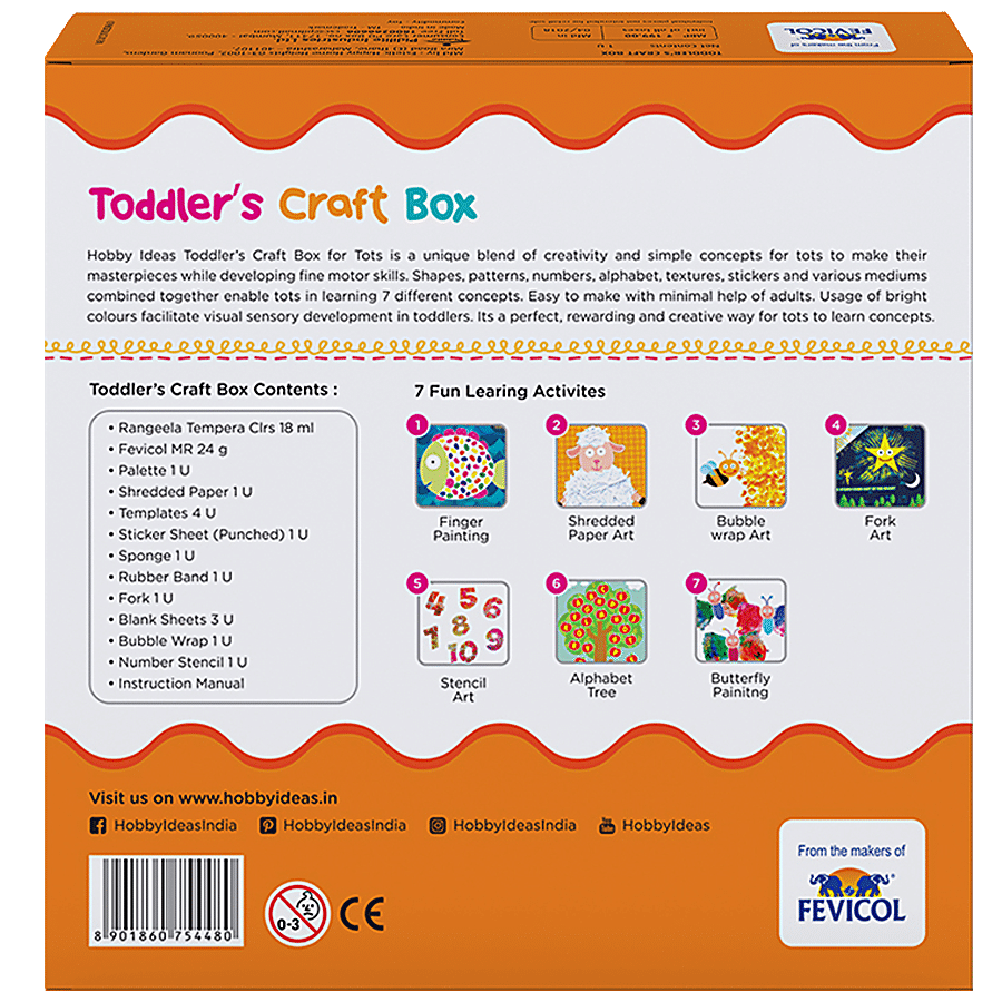 Fevicreate Toddler Craft Box - DIY Learning Kit