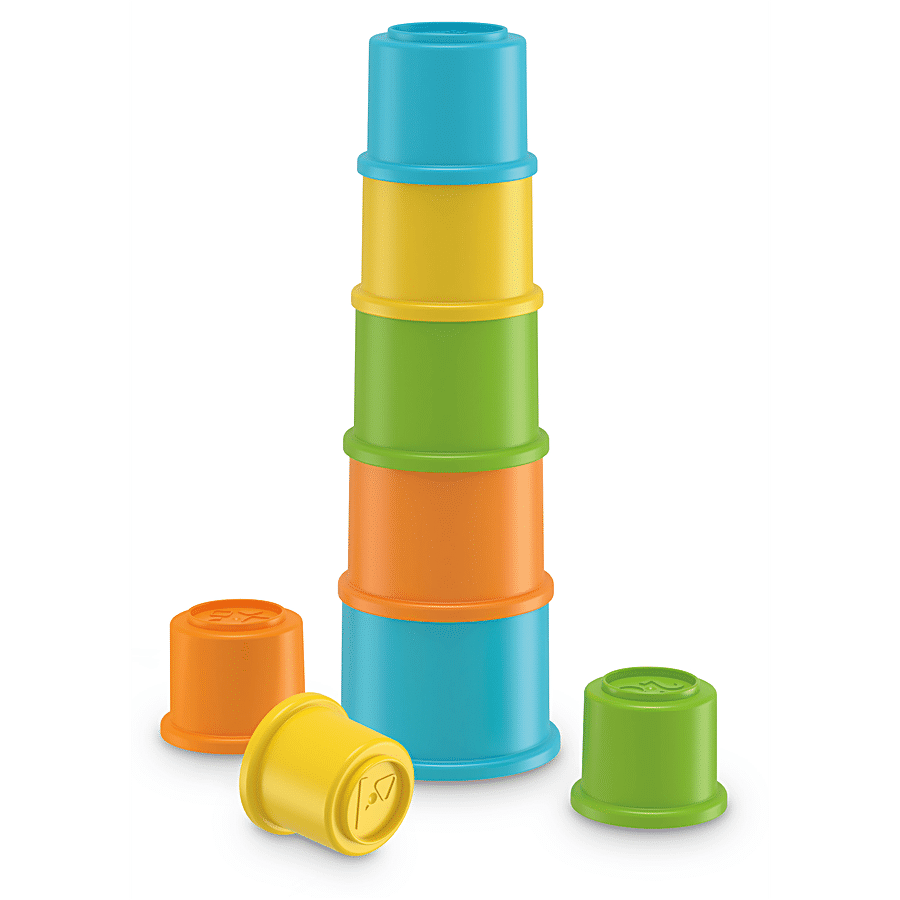 Fisher Price Original Stacking Cups - Colourful Stacking Toys