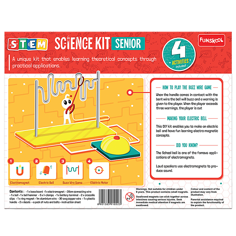 Funskool Stem Science Kit Senior - Electromagnetism DIY Activity