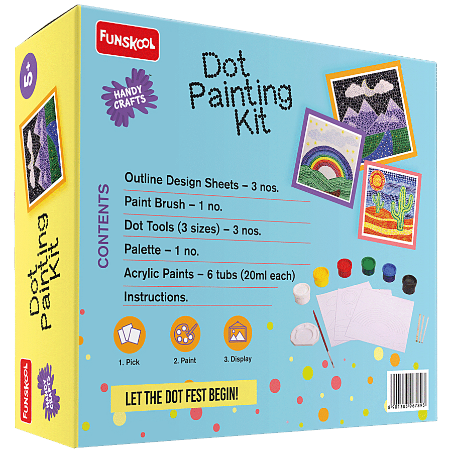 Handycrafts Dot Painting Kit - 8+ Years