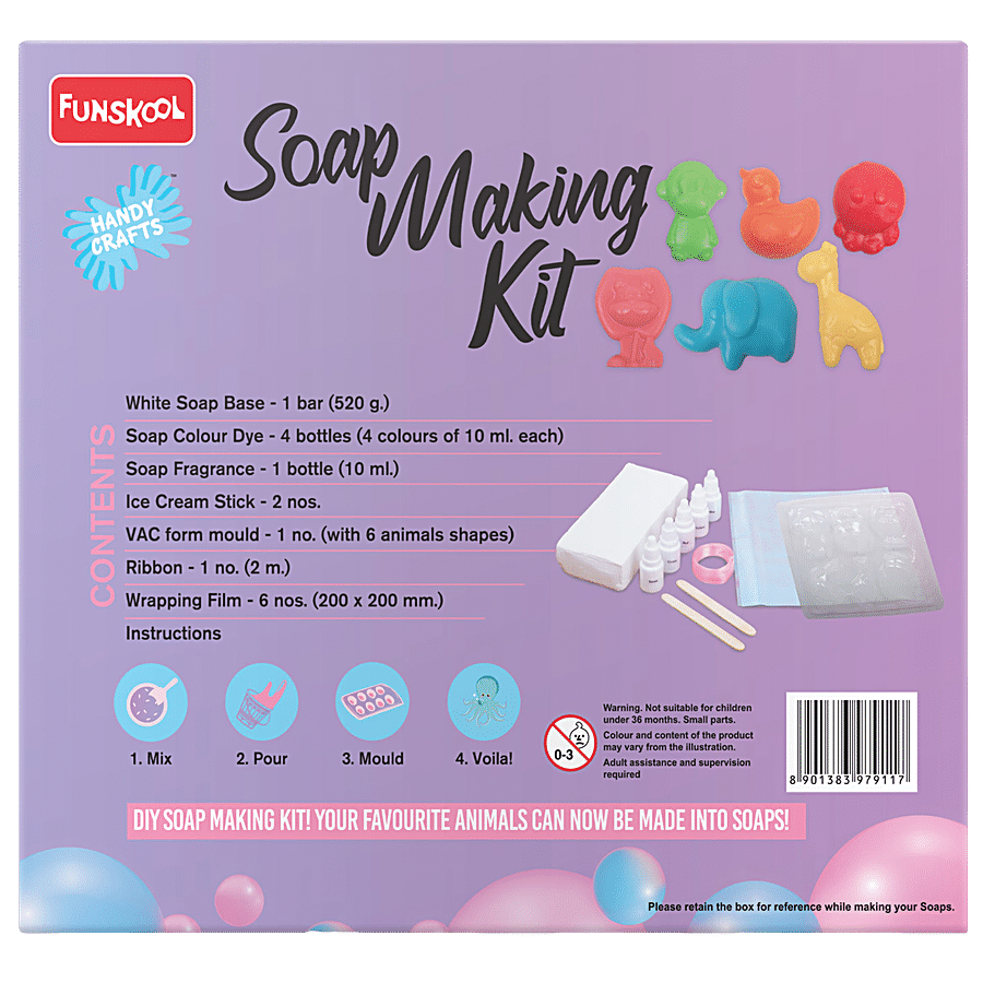 Handycrafts Soap Making Kit - Make 6 Different Shapes