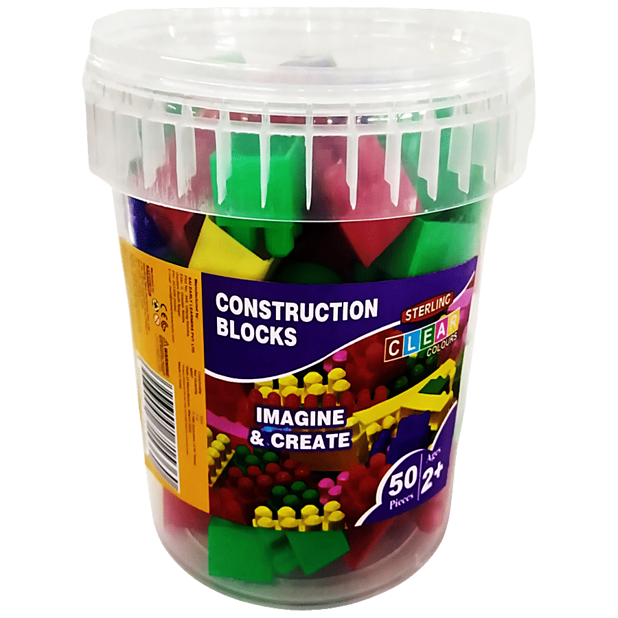 Sterling Construction Blocks - Suitable For Ages 2 Years & Above