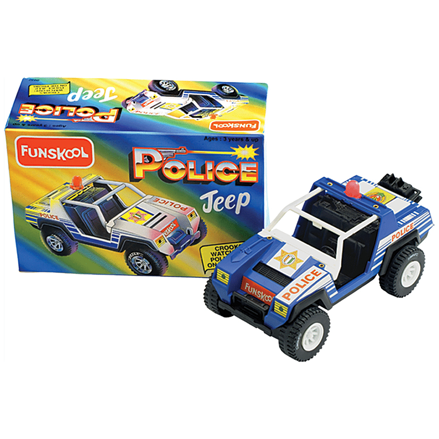 Giggles Police Jeep - Push & Go