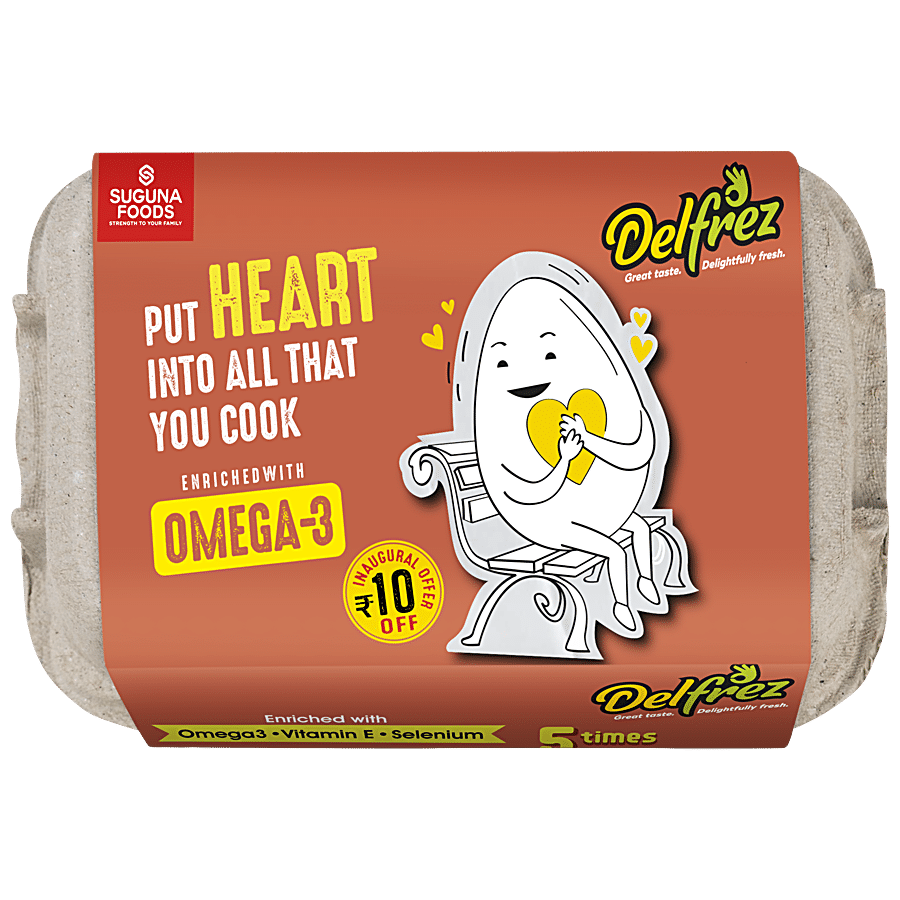 Delfrez  Eggs With Omega 3 & Vitamin E For Healthy Heart