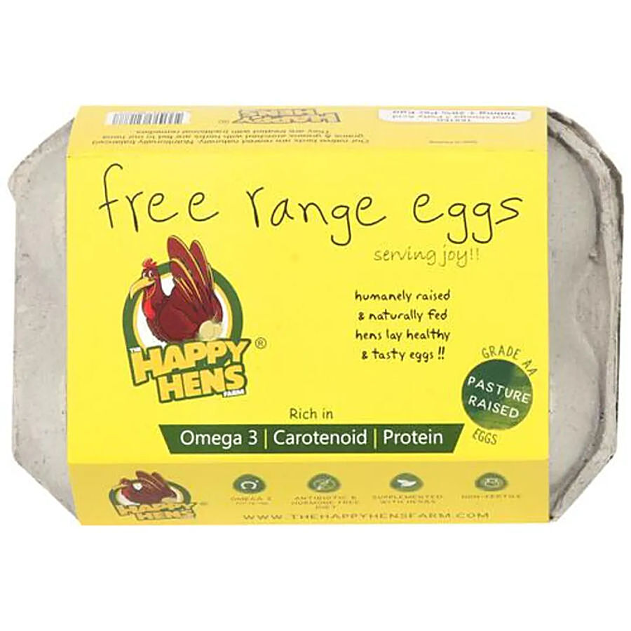 Happy Hens Farms Free Range Eggs - Omega 3