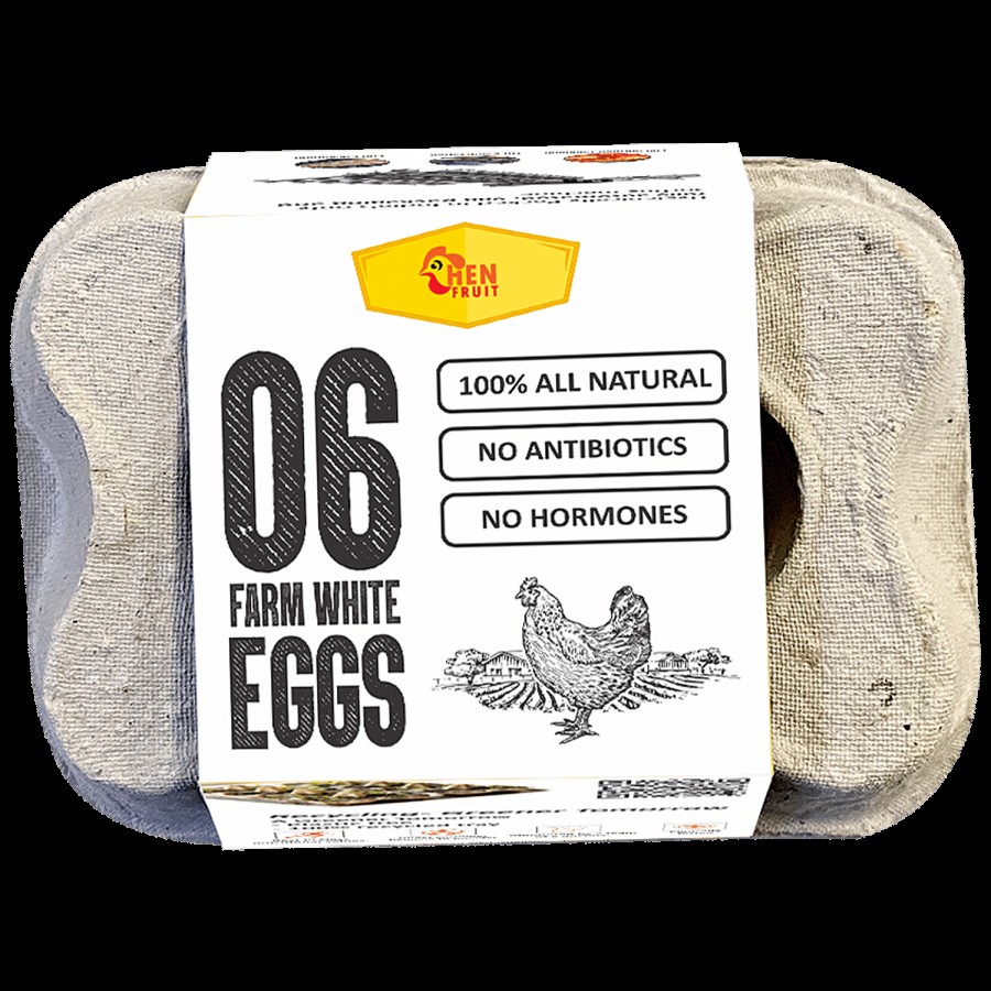 HenFruit Premium EGG- 6 Farm Fresh - No antibiotics