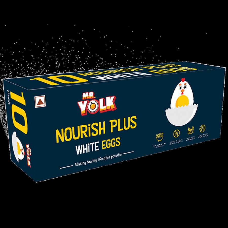 Mr Yolk Nourish Plus White Eggs