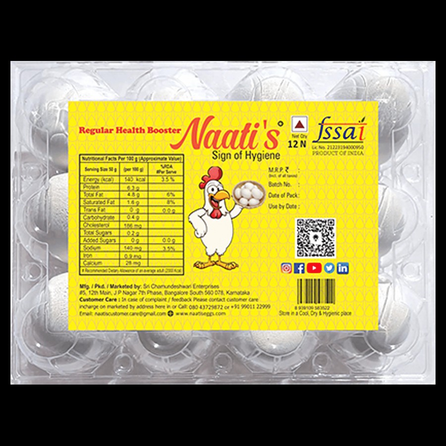 Naatis White Eggs