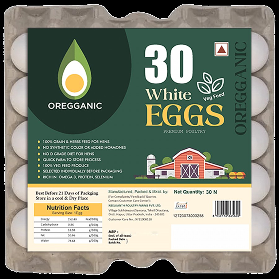 Oregganic White Eggs