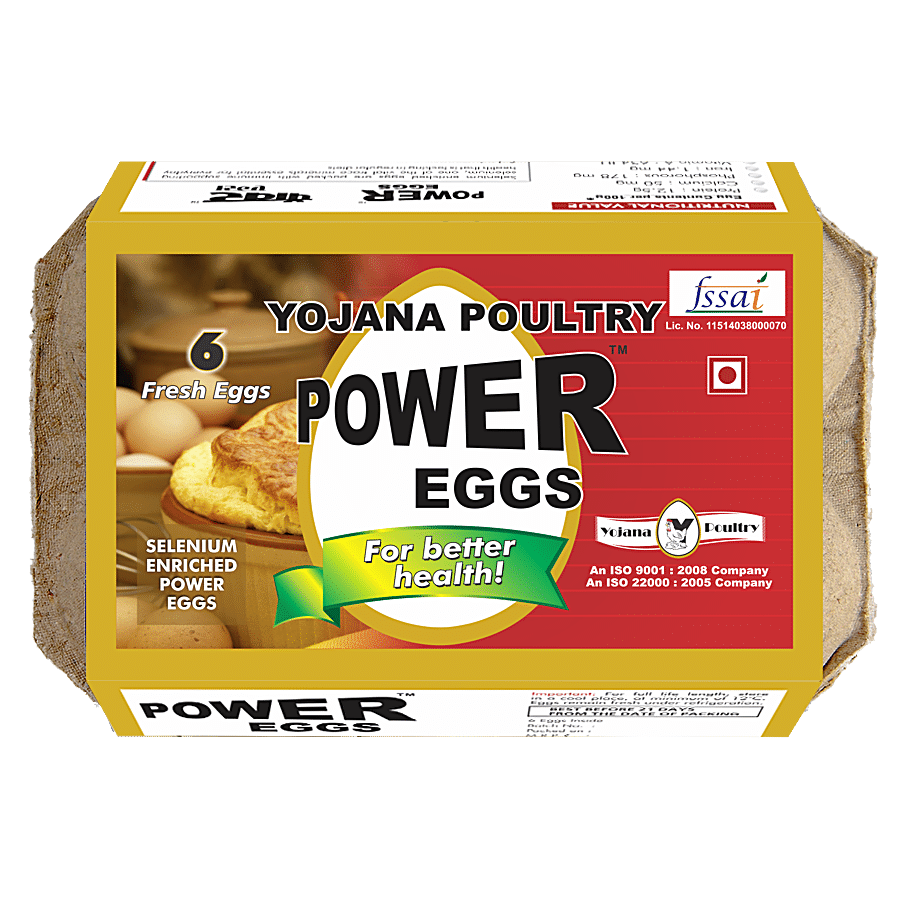 Yojana Poultry White Power Eggs