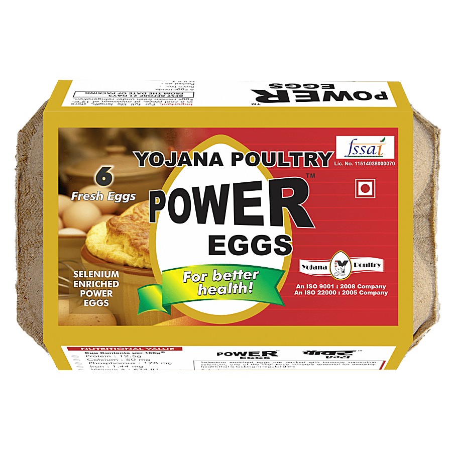 Yojana Poultry White Power Eggs