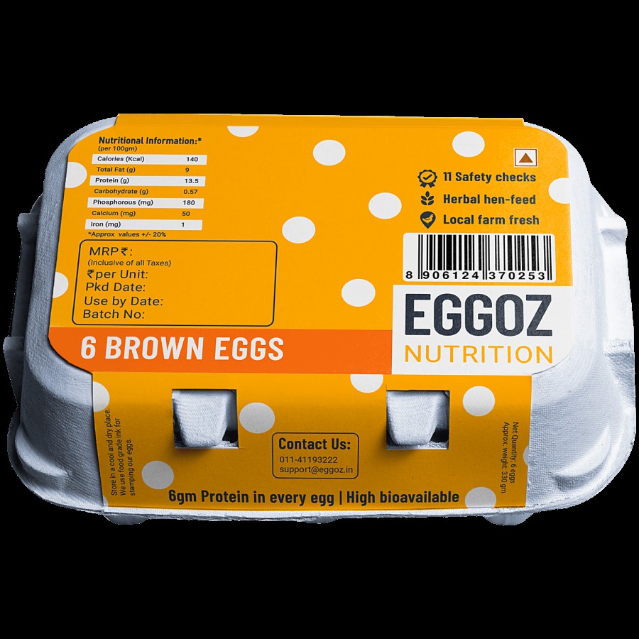 Eggoz Farm Fresh Brown Eggs