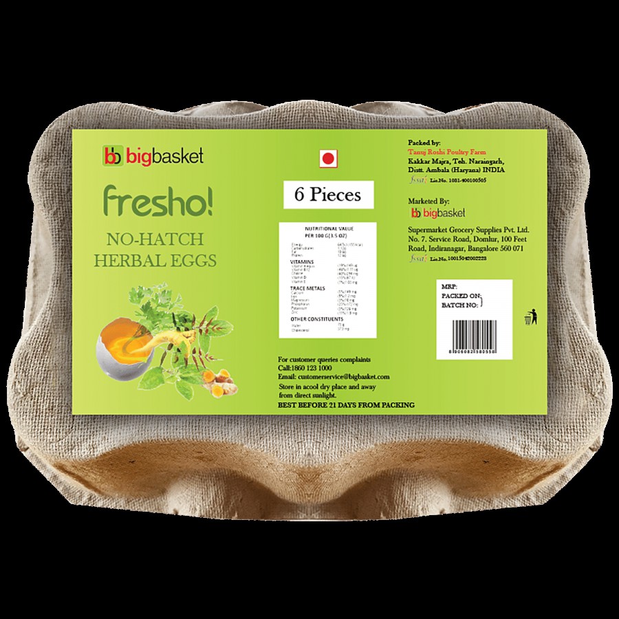 fresho! Farm No-Hatch Herbal Eggs - Medium