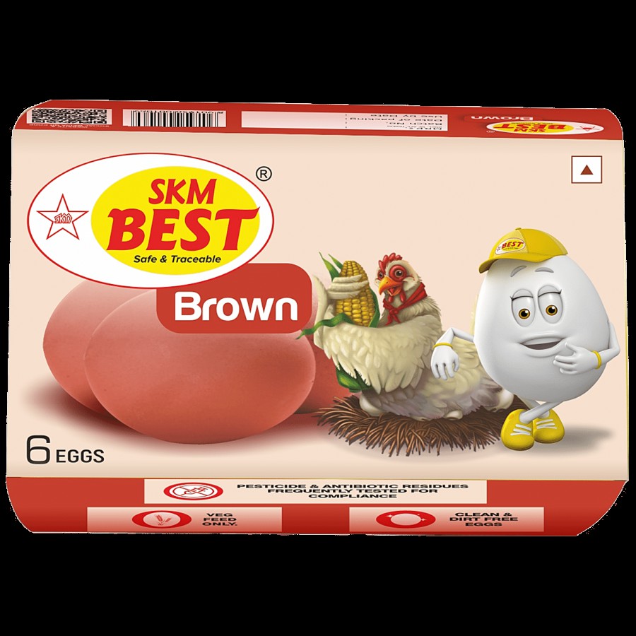 SKM Best Brown Egg - Veg Feed & Extra Albumen