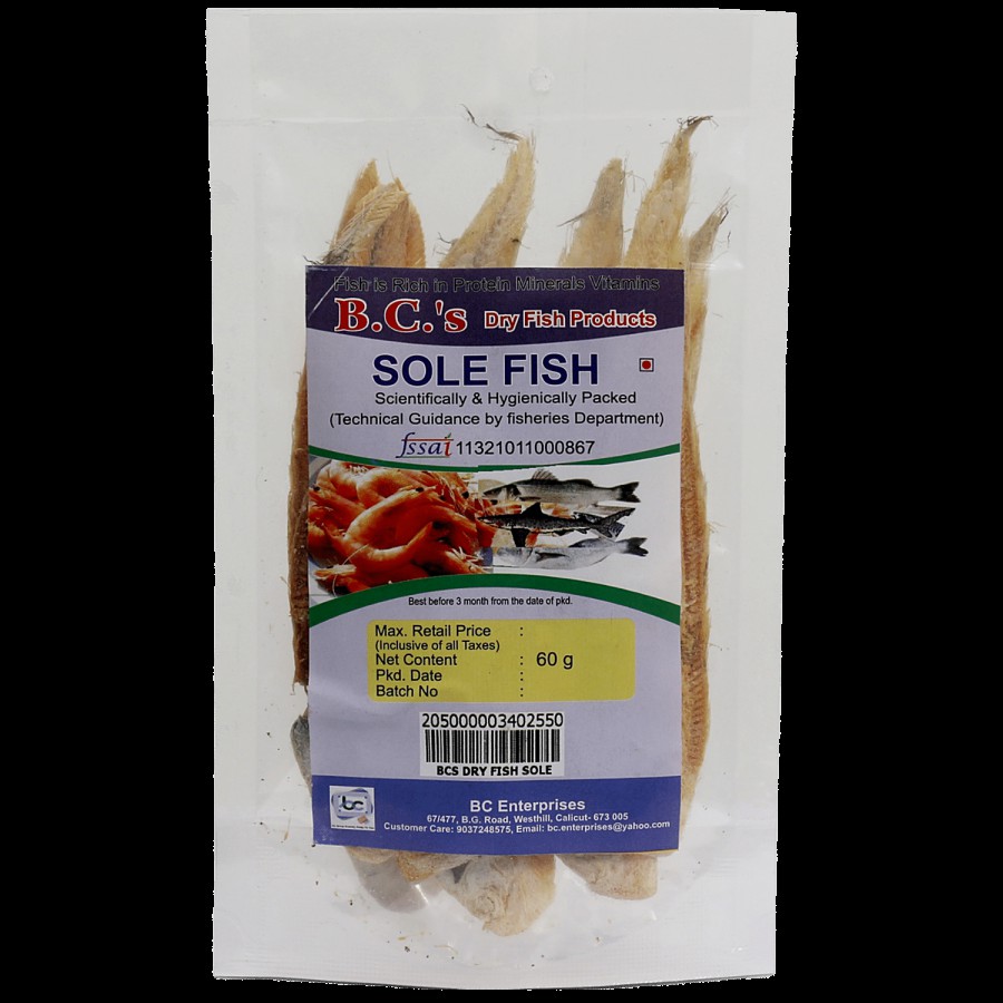 B.C's Enterprises Dry Sole Fish