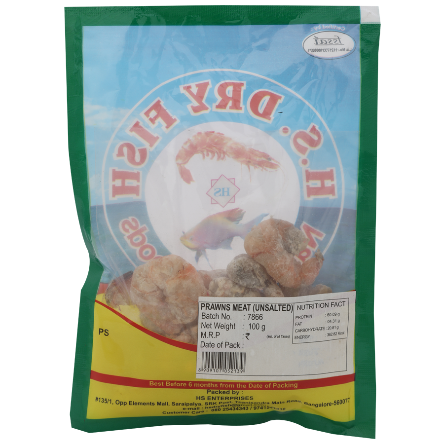 H.S. Dry Fish Prawns(Unsalted)