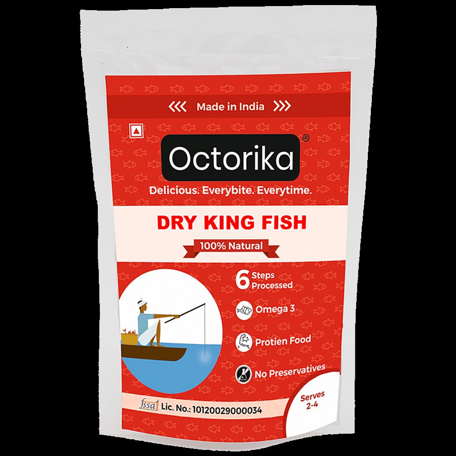 Octorika Dry King Fish - Rich In Protein & Omega 3 Fatty Acids