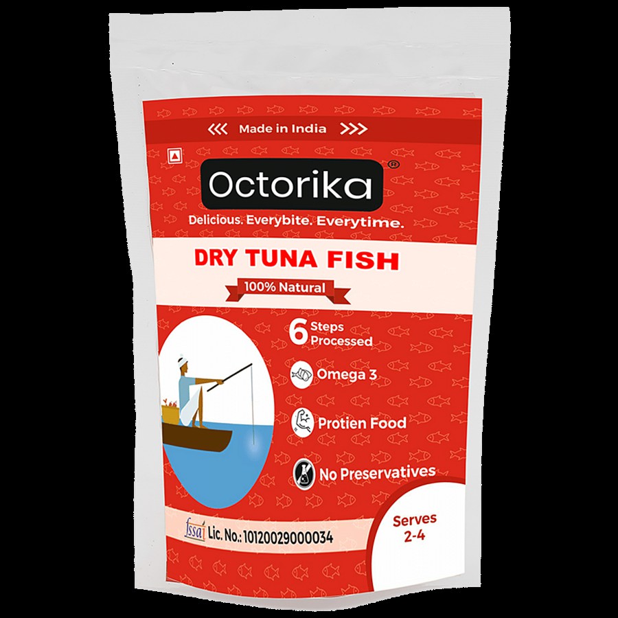 Octorika Dry Tuna Fish - Rich In Protein & Omega-3 Fatty Acids