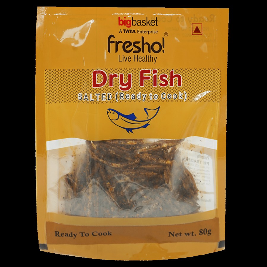 fresho! Dry Fish Nathli / Anchovies Big - Spicy