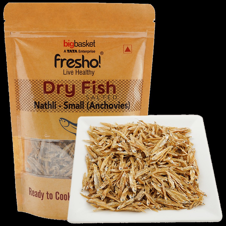 fresho! Dry Fish Nathli/ Anchovies Small - Salted