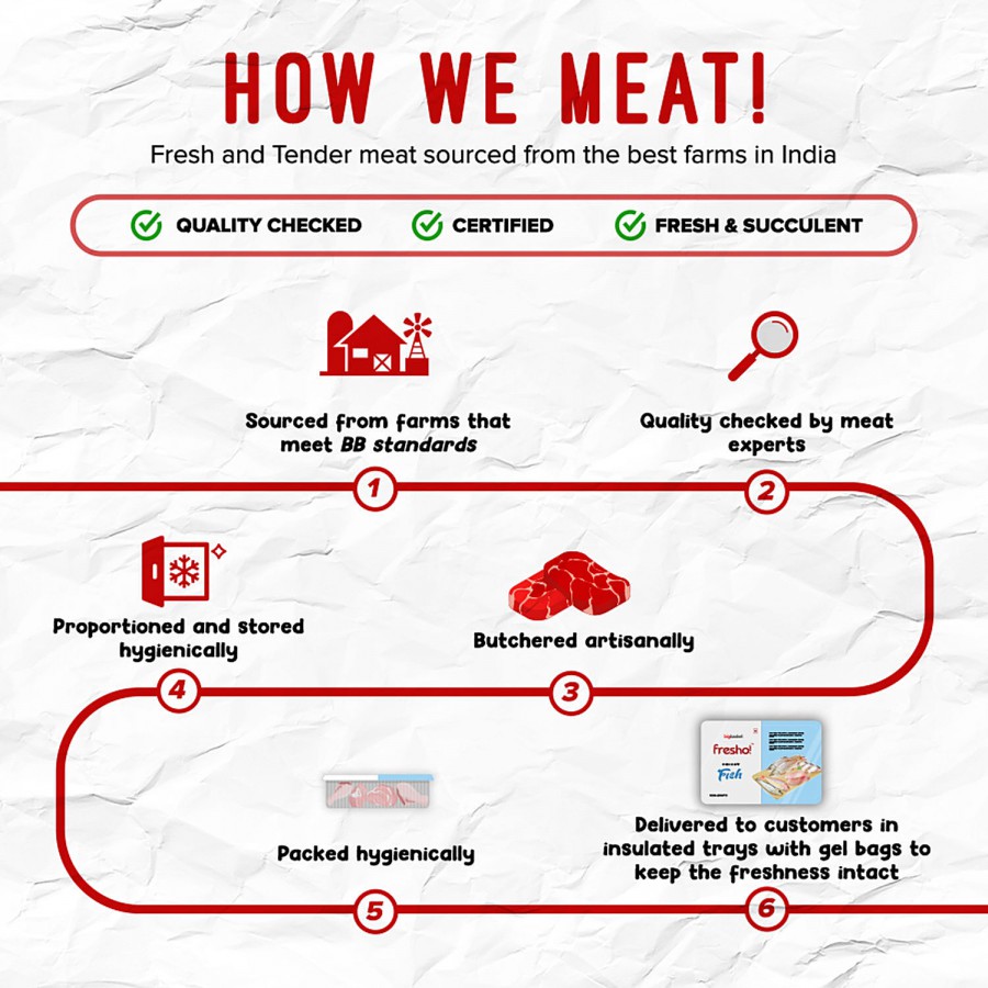 fresho! Basa Fish Fillet - Preservative Free