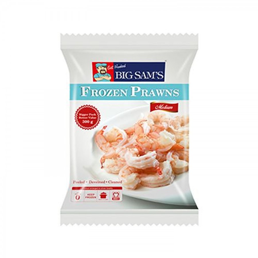 Big Sams's Frozen Prawns - Medium