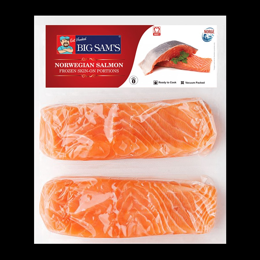 Big Sams's Frozen Salmon Skin-on Portions