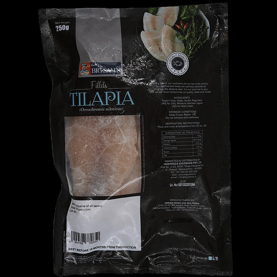 Big Sams's Frozen Tilapia - Fillets